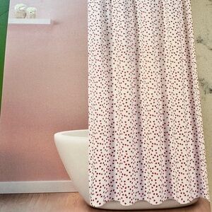 Kate Spade Red & Pink Heart Shower Curtain (72 x 72)